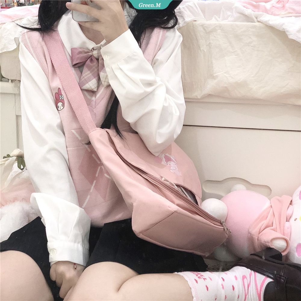 Áo Sweater Sanrio Sanrio Kuromi Cinnamoroll My Melody Dễ Thương Cho Nữ Sinh