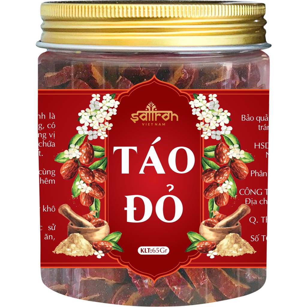 [Gift] Trà táo đỏ cắt lát sây khô