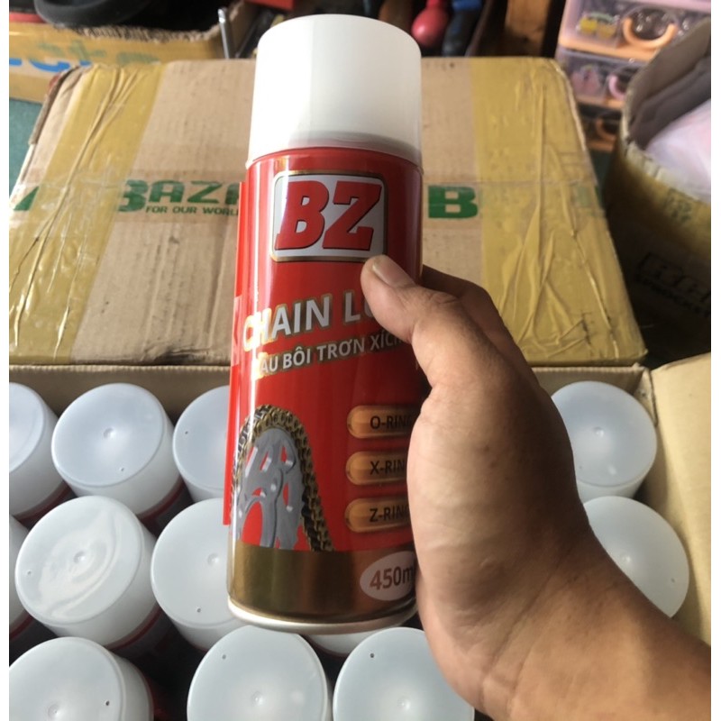 dưỡng sên bôi trơn xích BZ 450ml