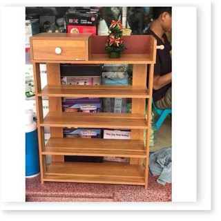 Kệ Để Giày, Tủ Để Giày Gỗ Thông Minh Lắp Ghép 5 Tầng Cực Tiện Ích