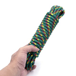 1 cuộn dây thừng sinh tồn 10mm (Xanh lá)