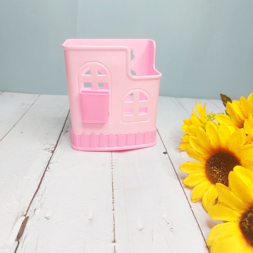 Ống cắm muỗng đũa hình ngôi nhà xinh xắn đồ dùng phòng bếp