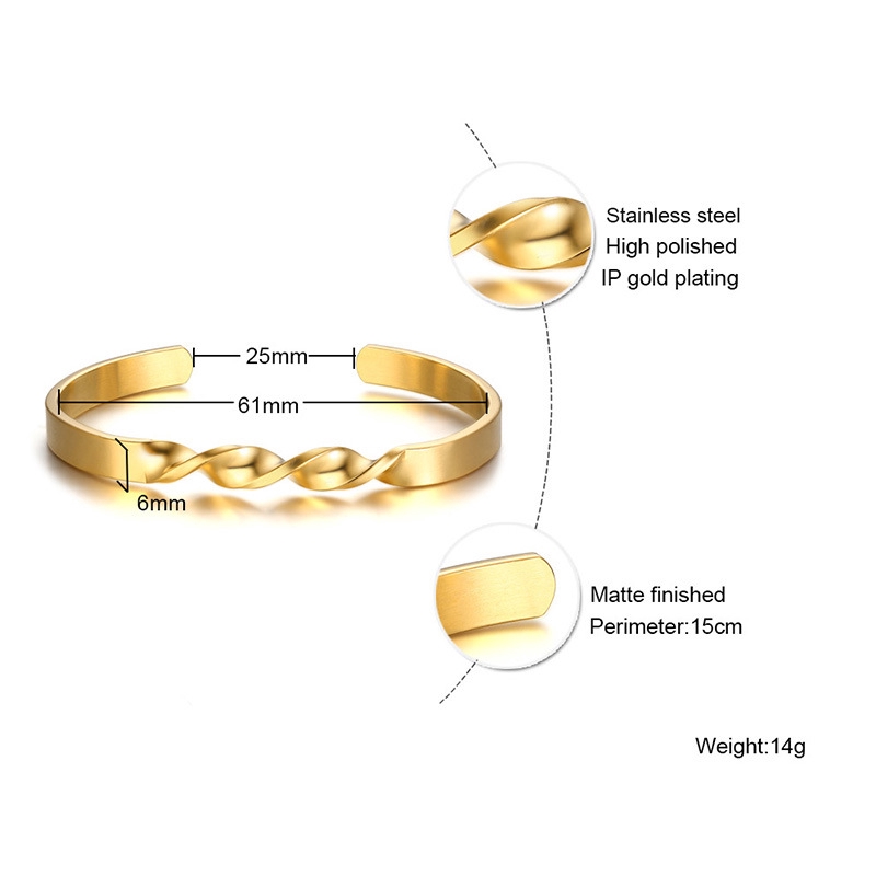 Vòng Tay Kim Loại Màu Vàng / Bạc Cho Nam