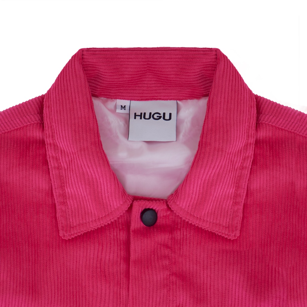 Áo khoác basic tay dài corduroy Vintora Pink chất liệu nhung tăm dày dặn chuẩn form