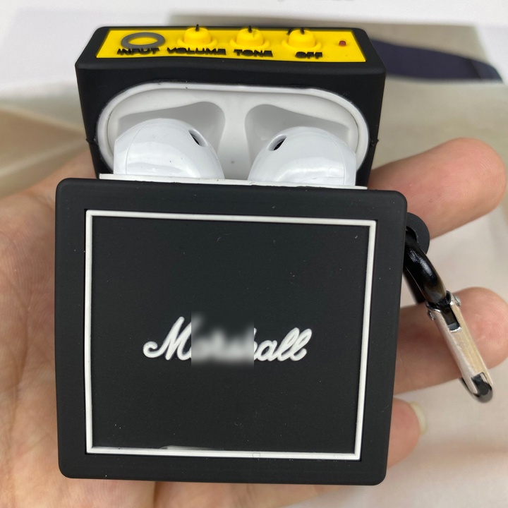 Ốp Airpods 1/2/3/Pro hình loa Marshall, Case Airpods độc đáo - Mã TSN380