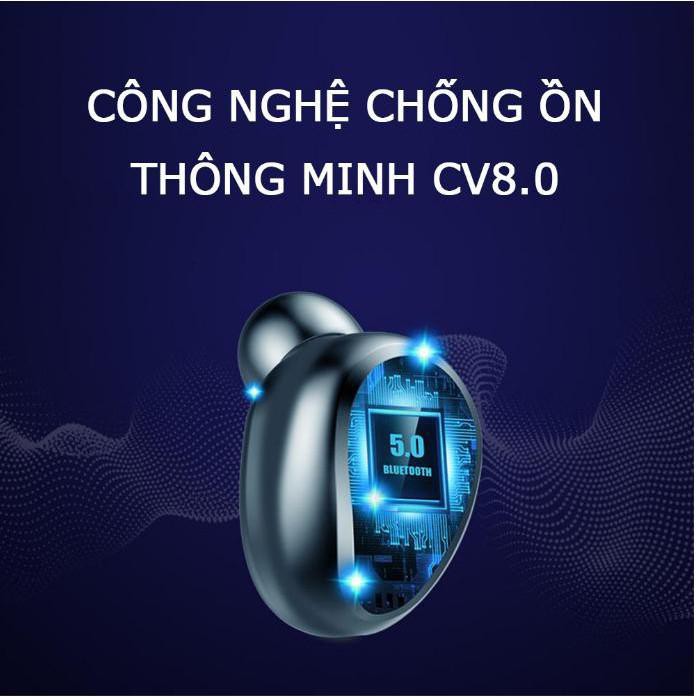 Tainghe nhạc nhét tai bluetooth f9 đàm thoại trực tiếp với chất lượng âm thanh rõ nét, chống ồn hiệu quả