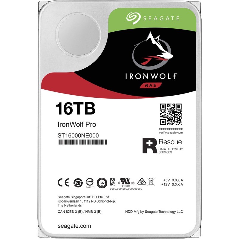Ổ cứng Ironwolf 16TB chuyên dụng Nas Server