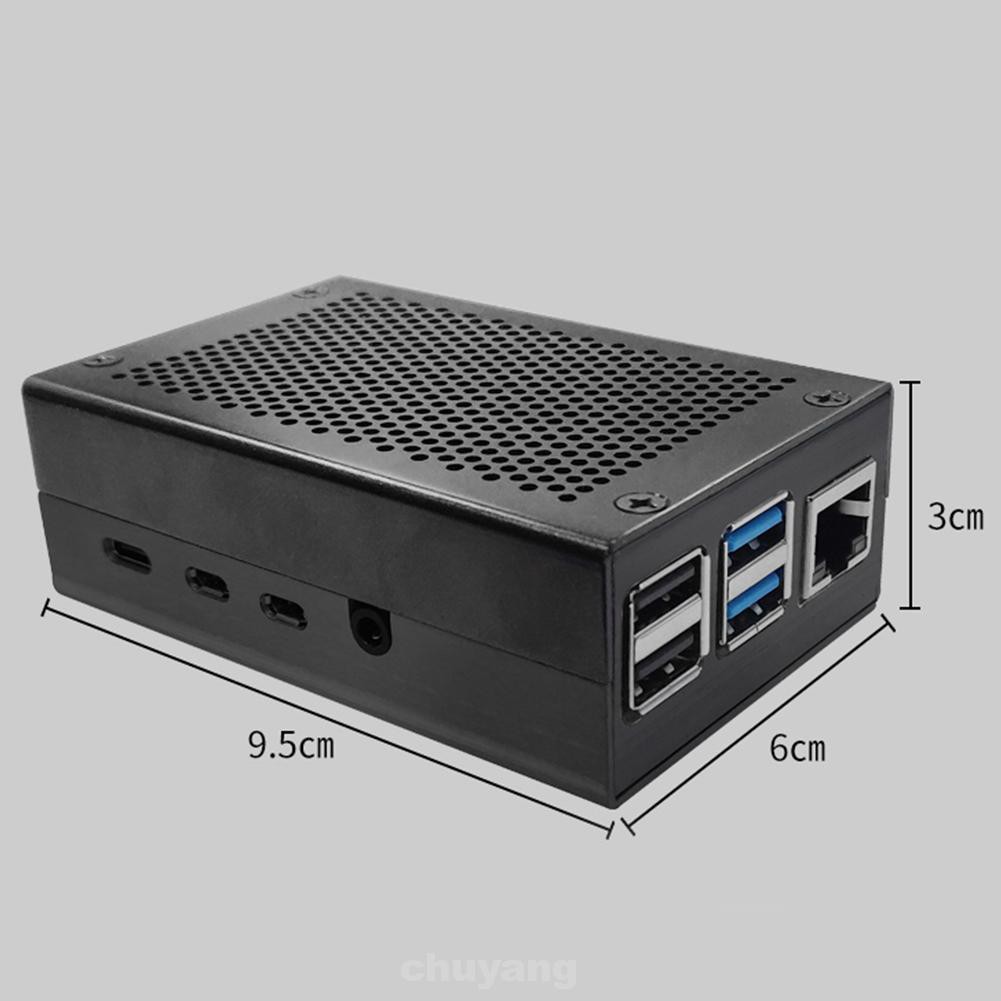 Bảo Vệ Hộp Hợp Kim Nhôm Cứng Chuyên Nghiệp Cho Raspberry Pi 4