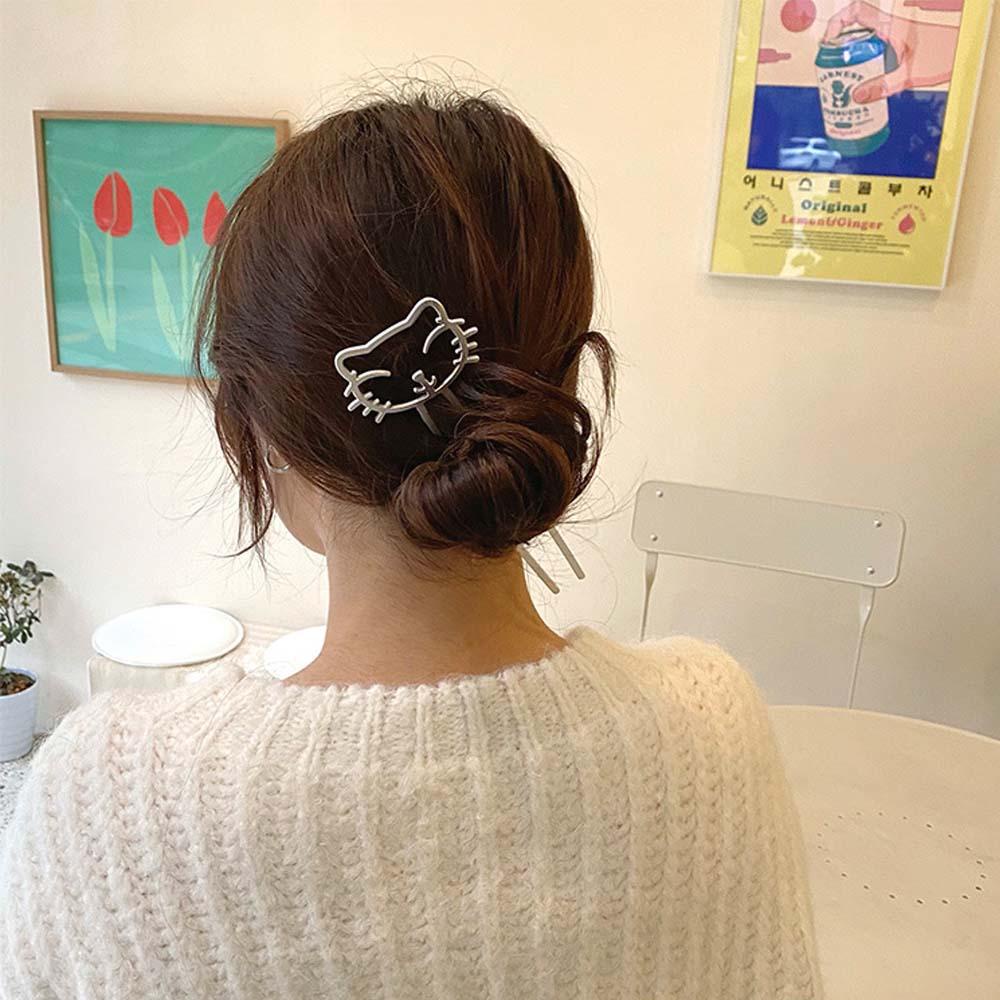 Trâm cài tóc hình mèo dễ thương cho nữ BACK2LIFE