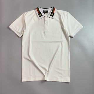 Áo thun cổ trụ thêu logo nổi bật(chất cotton 100% siêu thoáng mát)