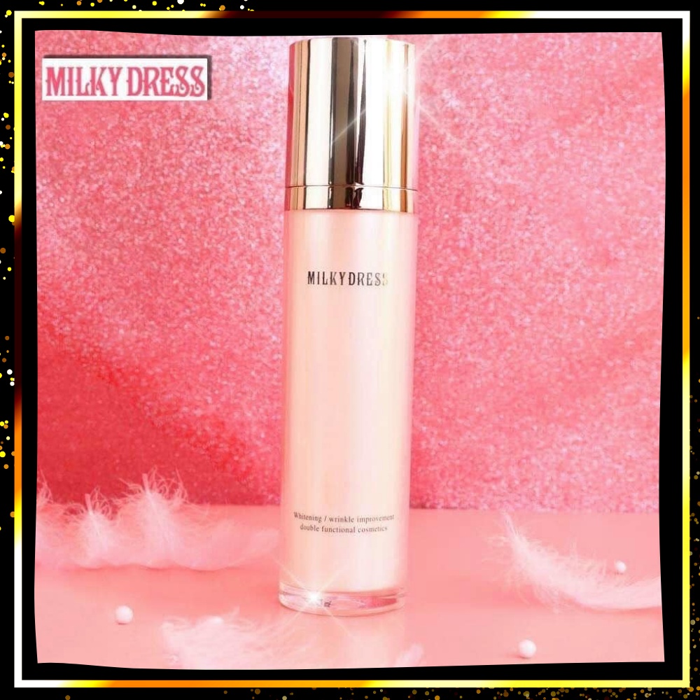 Tinh chất dưỡng trắng và chống lão hóa Milky Dress Sweet Rosy Essence - BOBSHOP