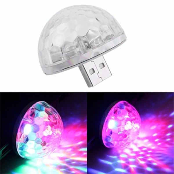 Đèn Led Vũ Trường Mini hình quả cầu xoay nhiều màu siêu đẹp