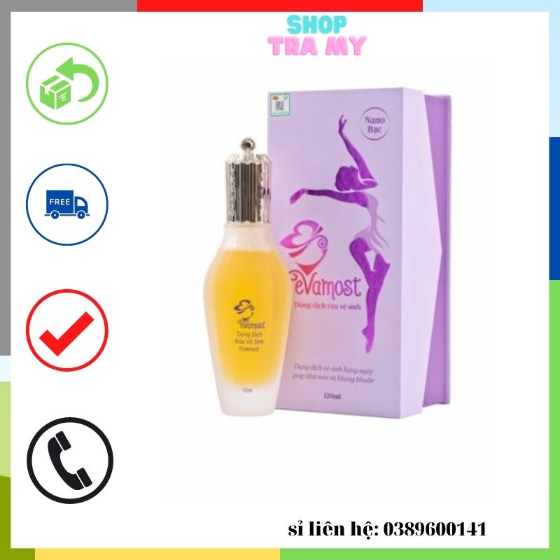 Dung Dịch Vệ Sinh Phụ Nữ Evamost Làm Sạch Vùng Kín Ngừa Mẩn Ngứa Vệ sinh da làm mát da 120ML