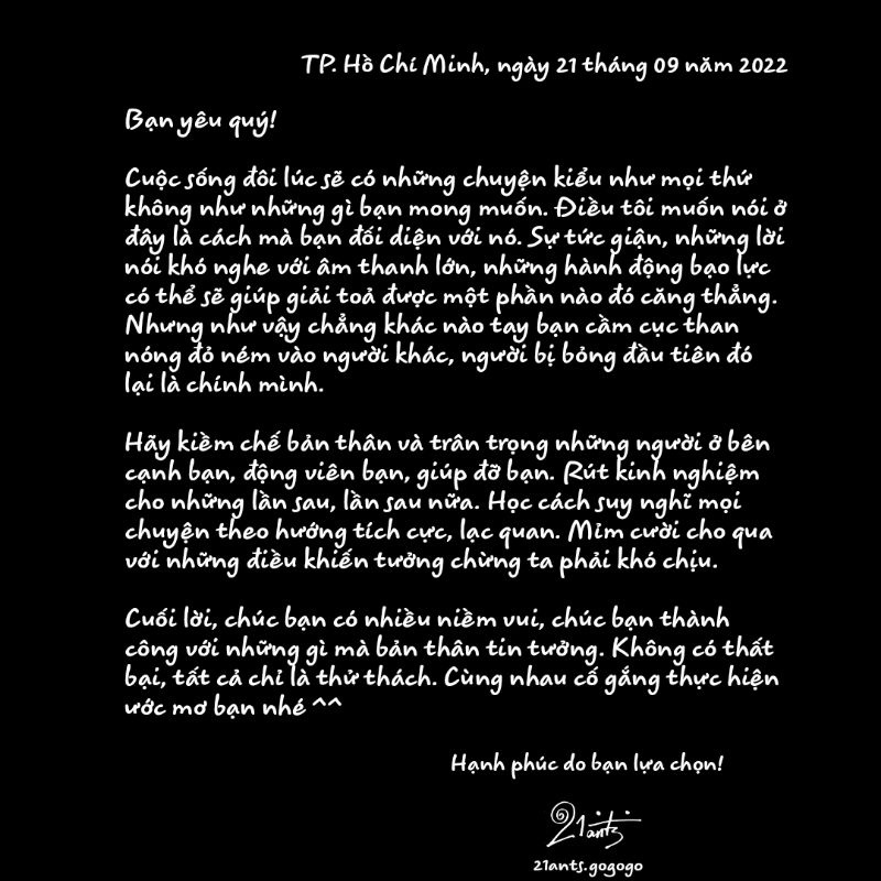 ÁO THUN 21ANTS THƯ GỬI BẠN YÊU QUÝ || OVERSIZED TSHIRT || TEE LOCAL BRAND CHÍNH HÃNG CHẤT LƯỢNG CAO CẤP