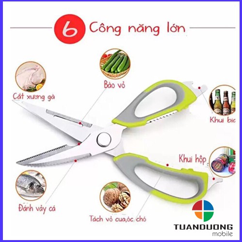 Kéo Đa Năng 10 Trong 1 Vô Cùng Tiện Dụng