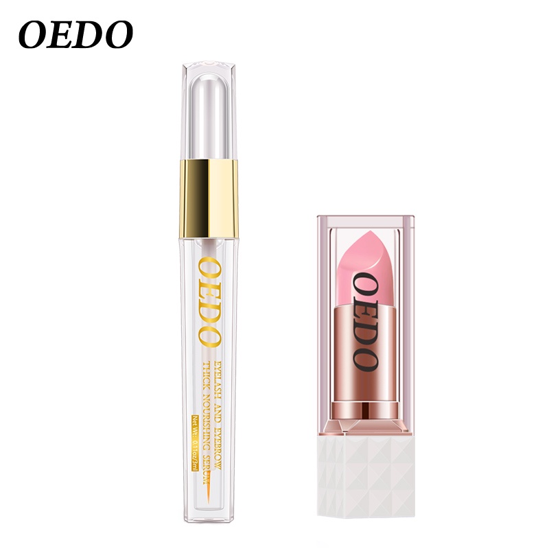 OEDO Curl Thick Eyelash Serum and Lip Balm Set