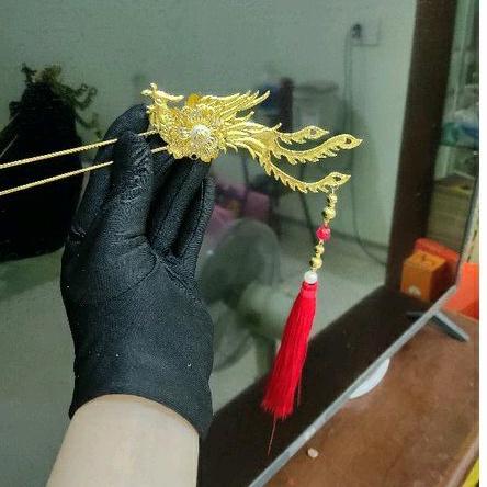Trâm cưới phượng hoàng cô dâu