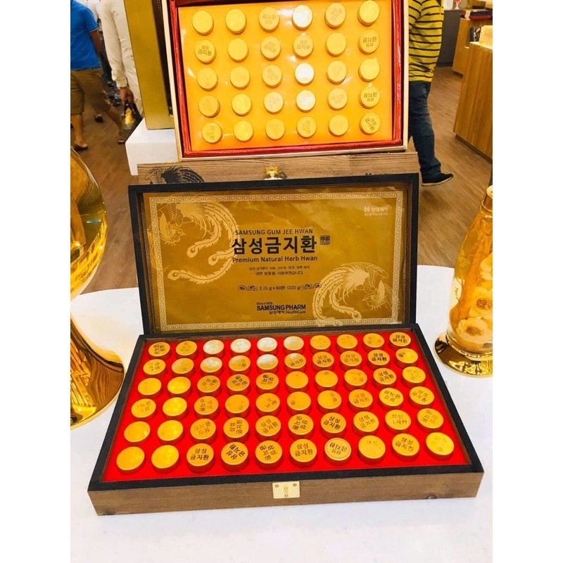 [HÀNG MỚI VỀ] An Cung Ngưu Hoàng Hàn Quốc, Hộp Gỗ 60 Viên [DATE MỚI 2023] | BigBuy360 - bigbuy360.vn