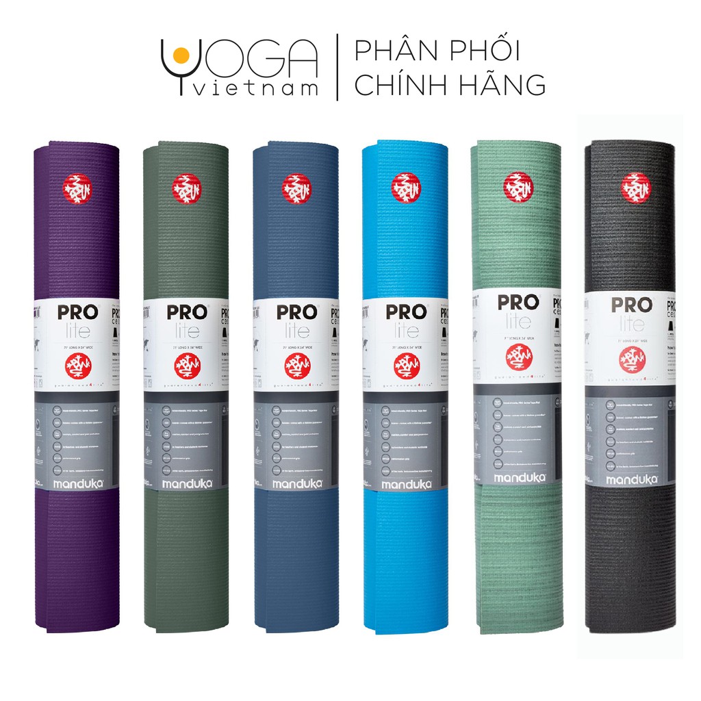 [Mã SRBACK101512 hoàn 20K xu đơn 0Đ] Thảm tập yoga MANDUKA PROlite® 4.7mm