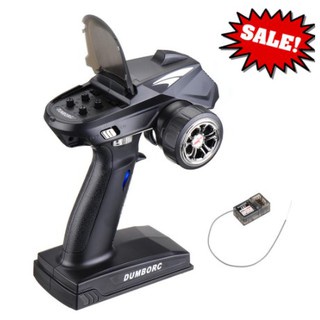 Tay điều khiển TX Dumborc X6  Dumbo RC  rx X6f X6FG sóng xa 500m cho xe và tàu điều khiển từ xa