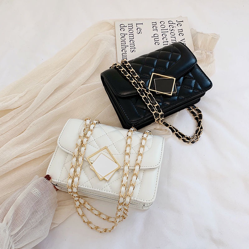 Túi Xách Nữ Đeo Chéo Dây Mắc Xích Thời Trang