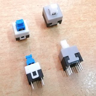 2 chiếc nút nhấn giữ tự khóa 6 chân 2 hàng