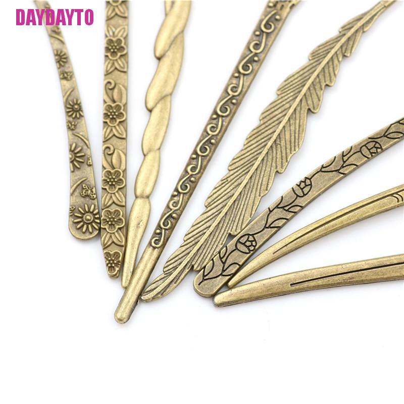 Trâm Cài Tóc Bằng Hợp Kim Đồng Chạm Khắc Phong Cách Cổ Điển Cho Nữ