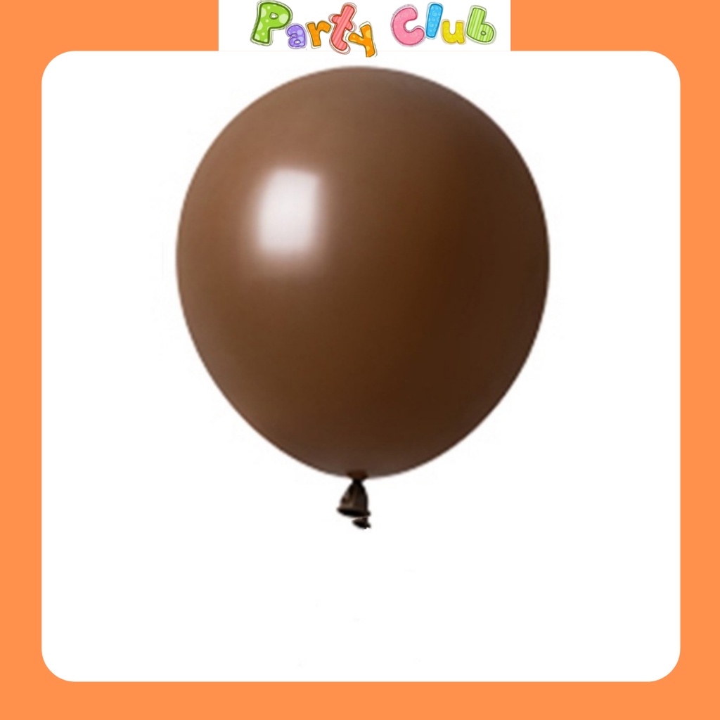Bong bóng màu nâu cafe
