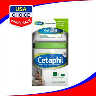 Bộ sản phẩm kem dưỡng ẩm cetaphil moisturizing cream 566g + 250g