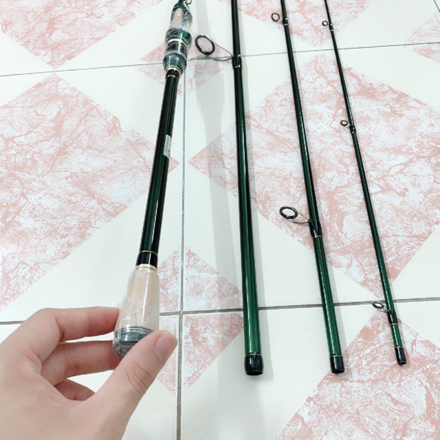 Cần câu lure 4 khúc dài 2m4 Cemreo Macans có cả ngang và cần đứng hàng chính hãng cần cực khoẻ y hình giảm giá sele y hì
