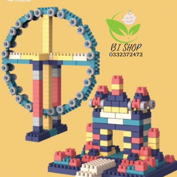 Bộ Lego 220 Chi Tiết Đồ Chơi Xếp Hình Cho Bé