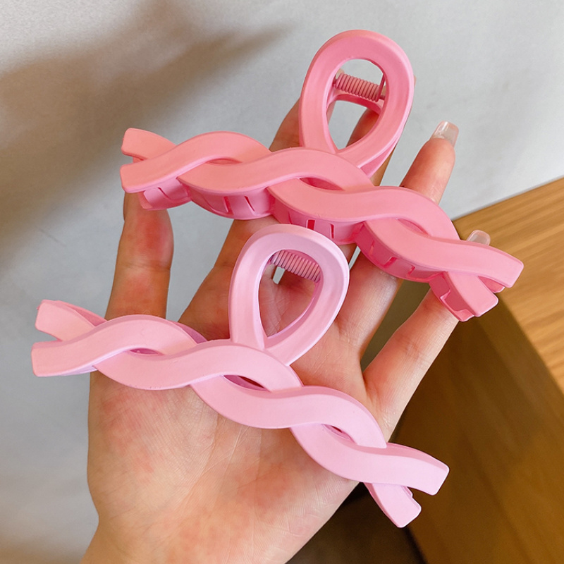 Kẹp tóc kiểu hàm cá mập tùy chọn màu sắc phong cách Hàn Quốc