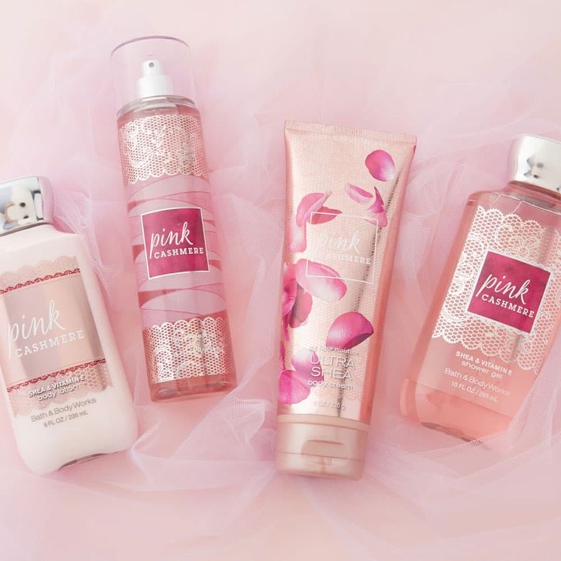 [AUTH - BILL MỸ] Bộ sưu tâp Tắm dưỡng xịt thơm Bath and Body Works - Pink Cashmere ( 236mL )