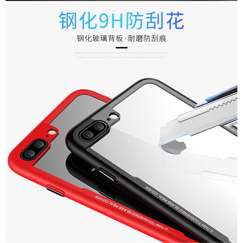 Ốp Điện Thoại Mặt Kính Chống Cháy Nổ Cho Iphone X 8 7 Iphone 6 Splus | BigBuy360 - bigbuy360.vn