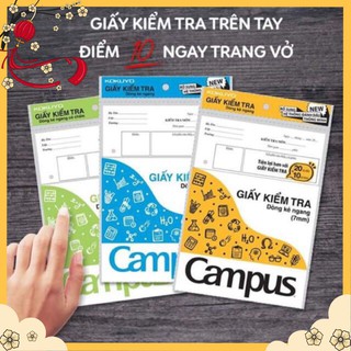 Giấy Kiểm Tra CamPus