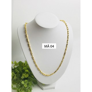 [MẪU MỚI, BÁN VỐN ĐỂ LẤY ĐÁNH GIÁ] DÂY CHUYỀN NAM MẠ VÀNG 18K CAO CẤP