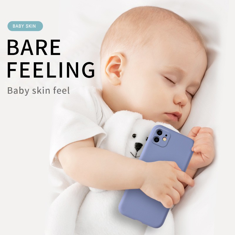 Ốp điện thoại silicon lỏng sang trọng cho iPhone 6 6s 7 8 plus X XR XS MAX 11 PRO MAX