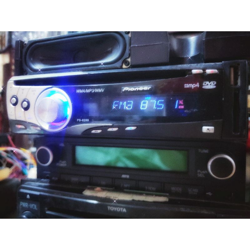 Máy phát nhạc Pioneer Ps 8209 Usb/ Cad thẻ nhớ/DVD /RADIO /AUX /Mp4/ loại 1 din giành lắp chung cho các hãng xe