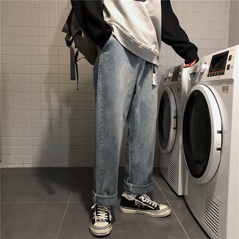 Quần Baggy Jean có đai dáng suông ống rộng - Quần bò giá tốt nhất thị trường- Q9 | BigBuy360 - bigbuy360.vn