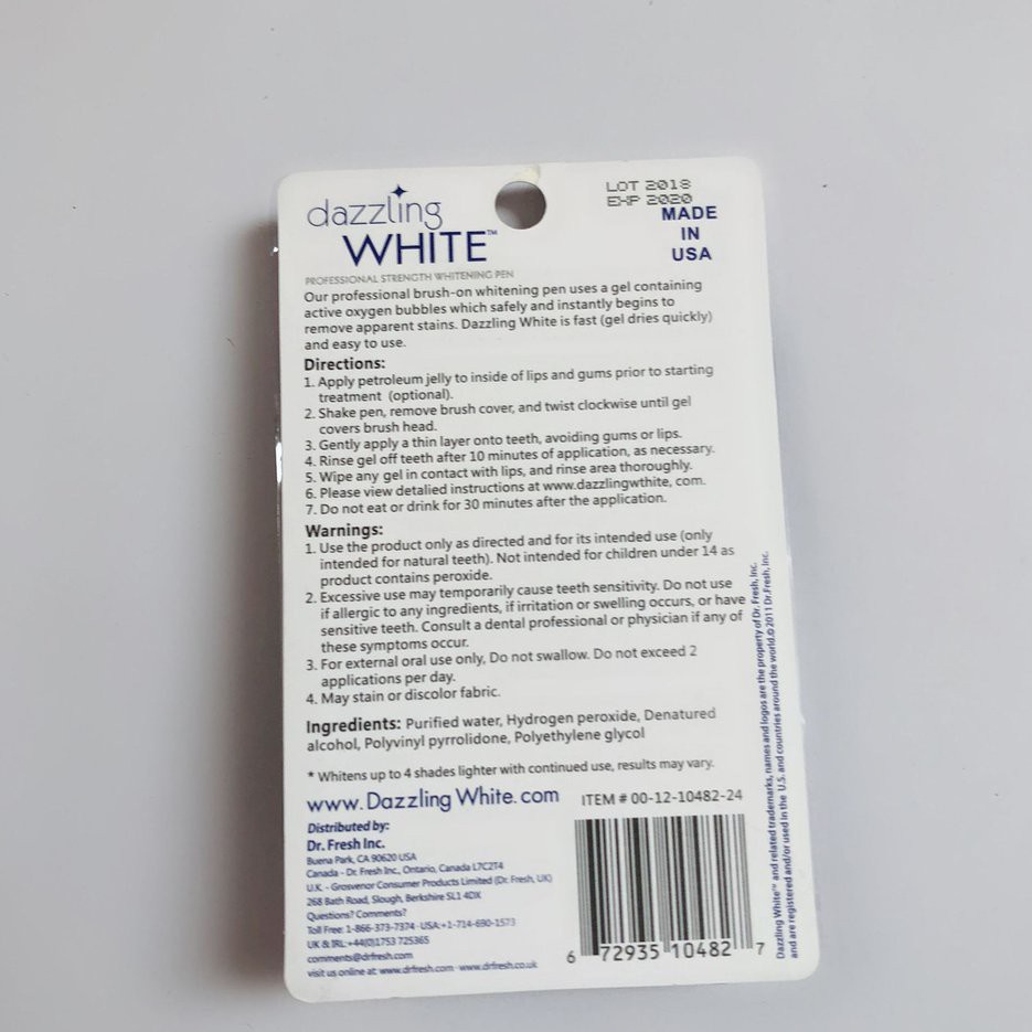 Bút vặn Peroxide làm sạch tẩy trắng răng