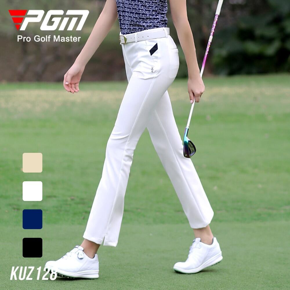 Quần Dài Ống Loe Chơi Golf Có Túi Khóa Kéo Chống Thấm Nước Thời Trang Mùa Hè Cho Nữ Kz128
