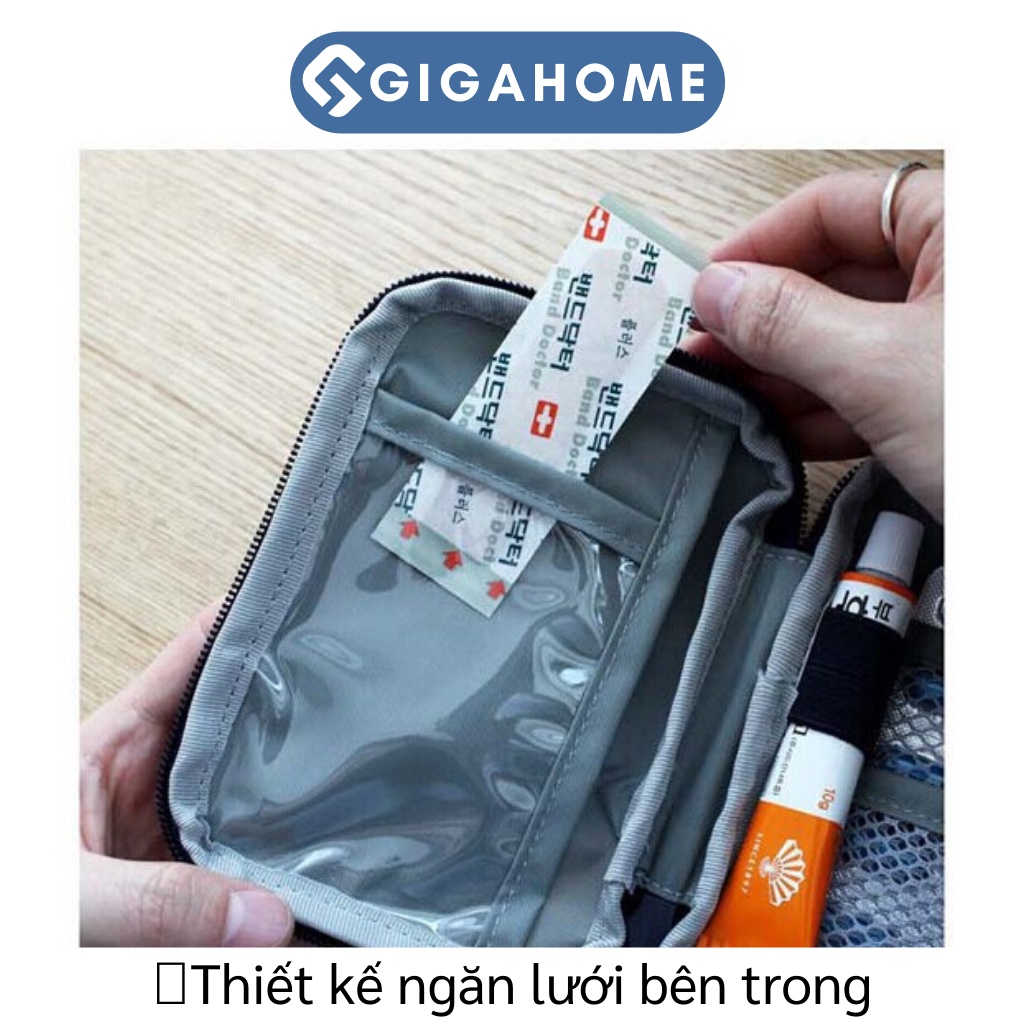 Túi Y Tế Mini Đựng Dụng Cụ Y Tế - Dụng Cụ Sơ Cứu GIGAHOME Nhỏ Gọn 7606