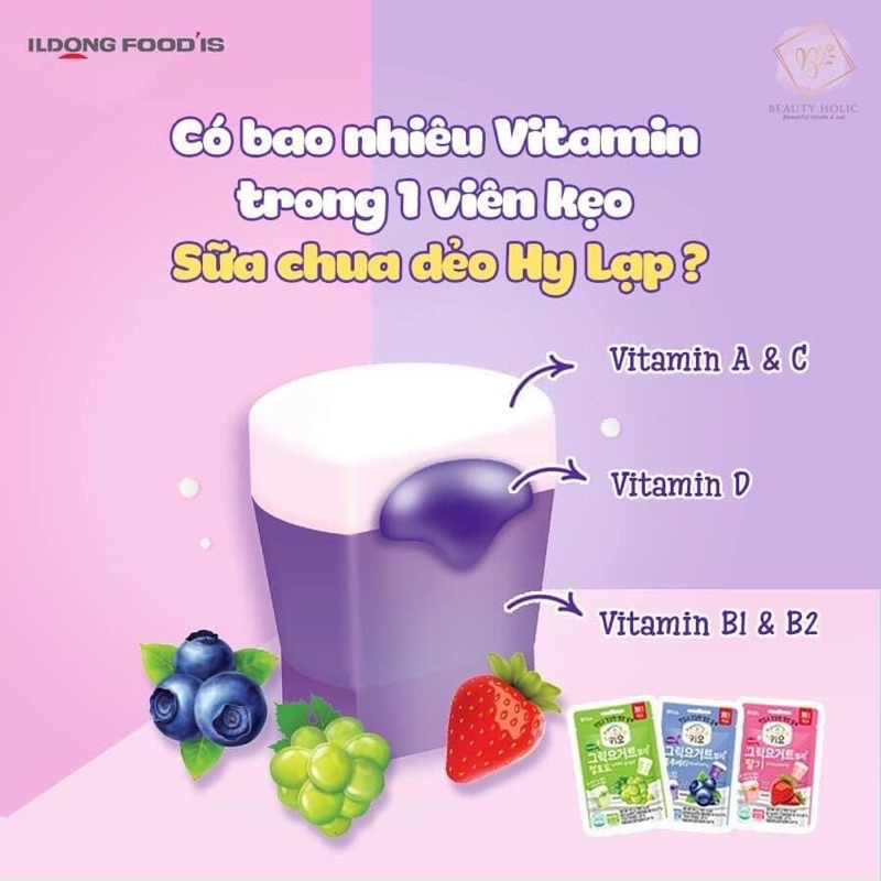 Kẹo Dẻo Sữa Chua Hi Lạp Siêu Ngon Từ Ildong's Food (12M+)