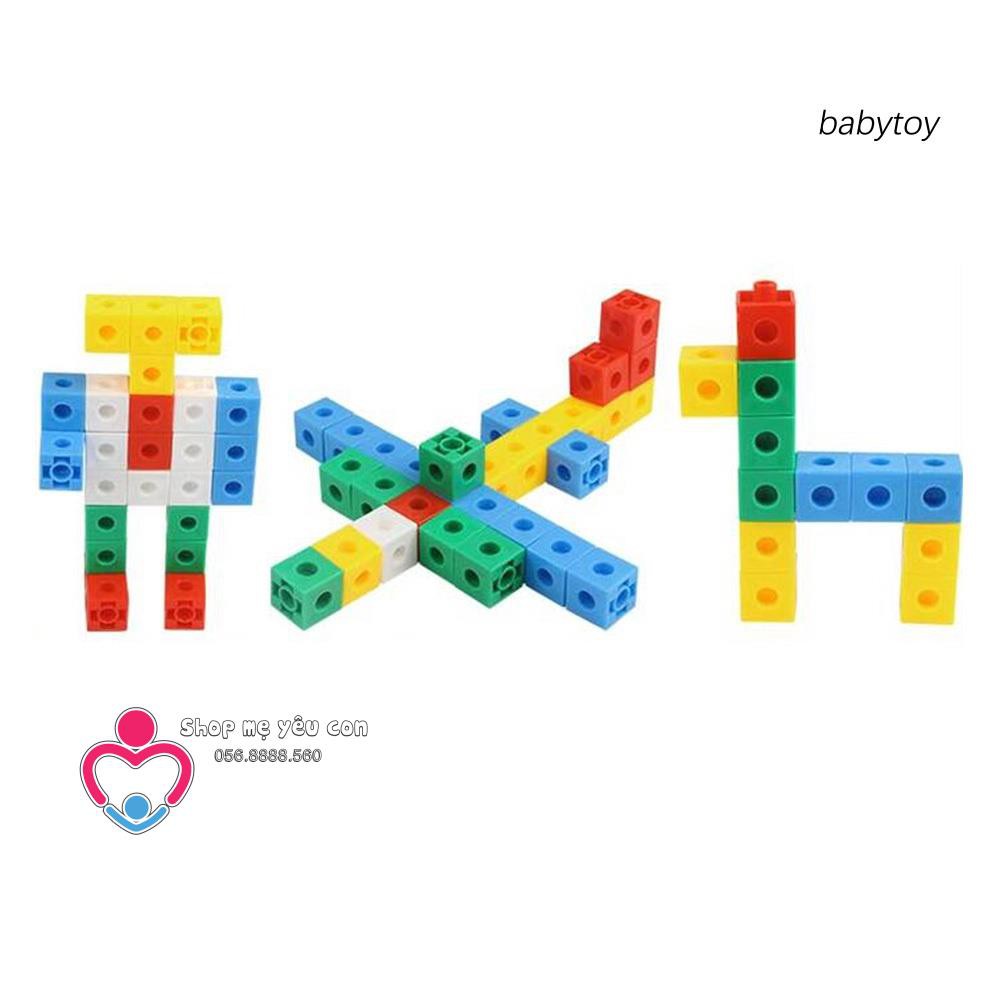Bộ cube numberblocks xếp khối lập phương , học toán , lắp ghép homeschool