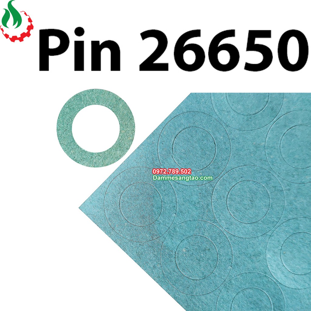 Miếng dán 26650 bảo vệ cực dương pin
