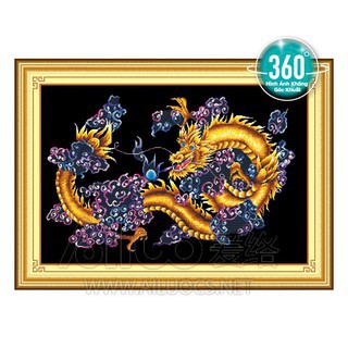 Tranh đính đá con rồng kt  108*75cm, mã 239