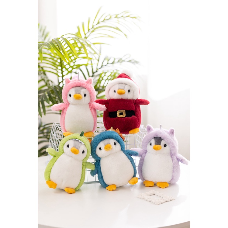 CÓ SẴN hình chim cánh cụt nhồi bông ngộ nghĩnh xinh xắn Chim cánh cụt nhồi bông cao cấp - Gấu bông chim cánh cụt nhồi bông kích cỡ 20cm