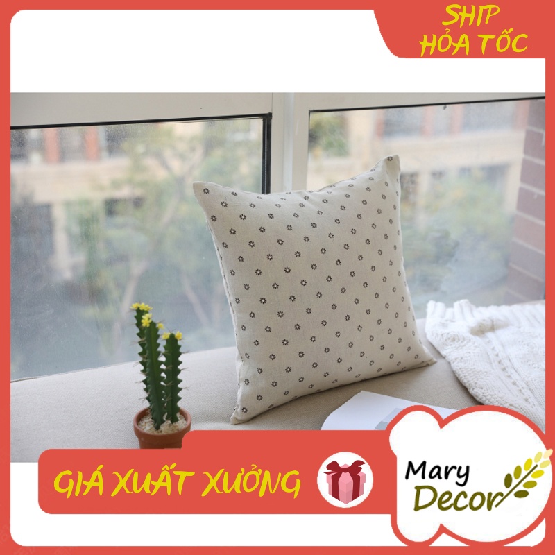Gối tựa sofa Mary Decor - họa tiết Hoa bi G-A07