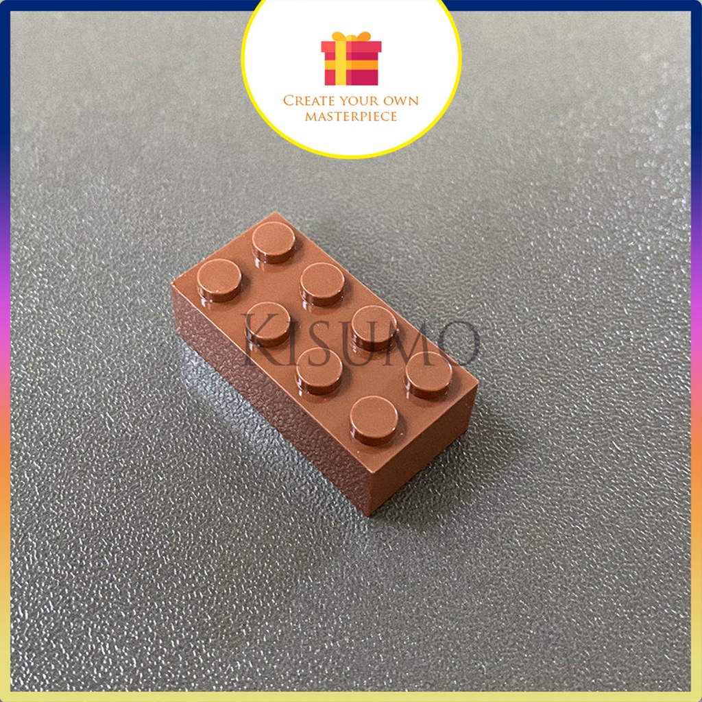 Đồ chơi giáo dục lắp ráp   logo moc combo 5 gạch cao 2x4 a18 3001