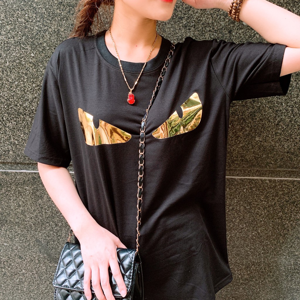 [COMBO MUA 1 ÁO TẶNG 1 MŨ TRƠN LƯỚI THỜI TRANG ] Áo phông Fen.di Unisex chất liệu cotton , áo thun Unisex thời trang | BigBuy360 - bigbuy360.vn